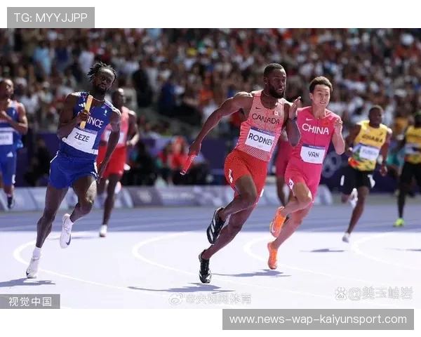 田径接力队默契拉满——团队协作的新旗帜